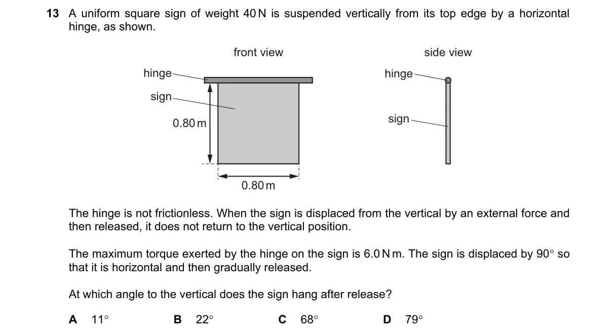 Question 13 from 9702/12/M/J/21