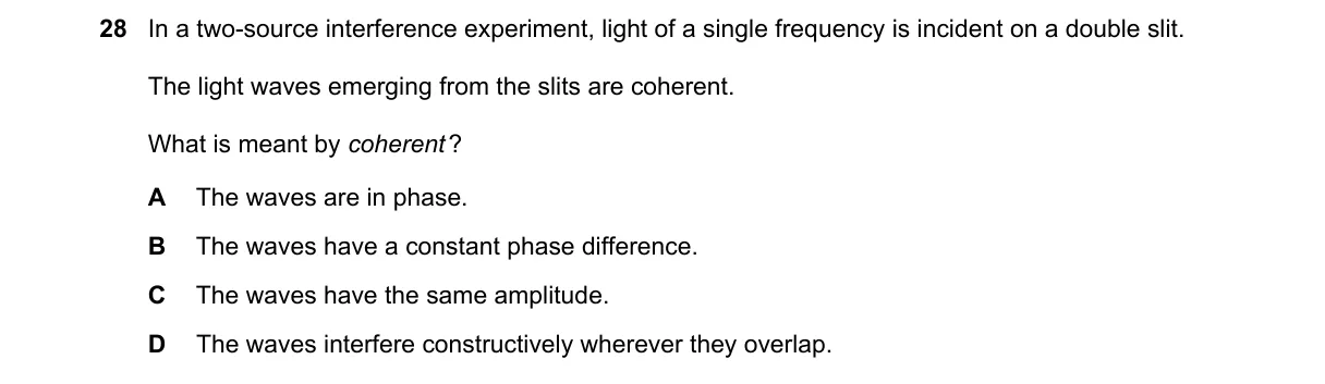 Question 28 from 9702/12/M/J/21