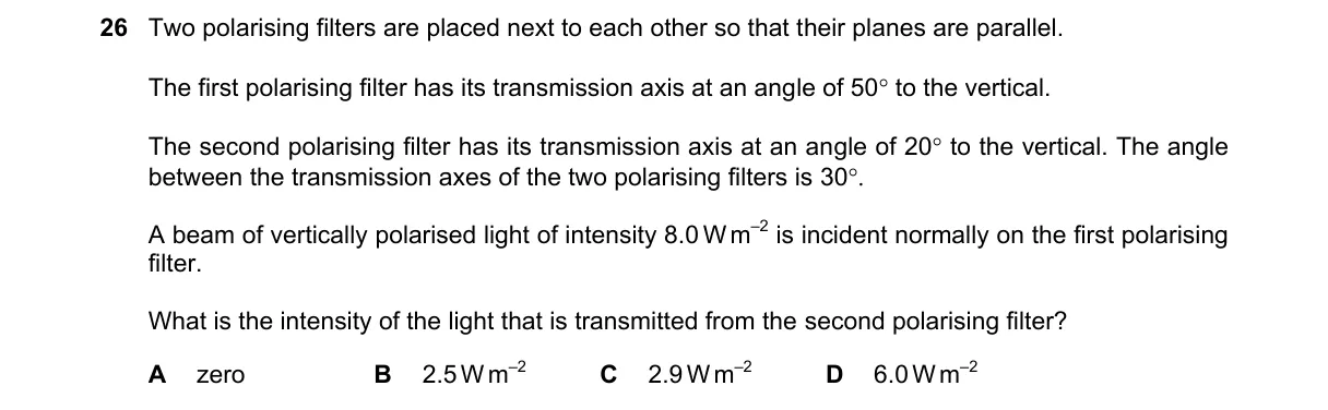 Question 26 from 9702/12/M/J/22
