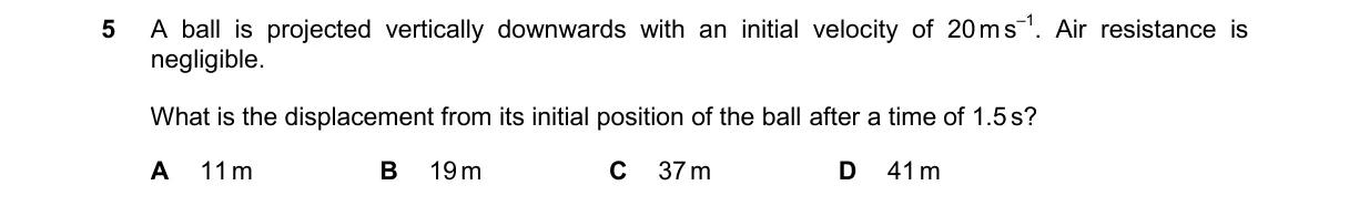 Question 5 from 9702/11/M/J/25