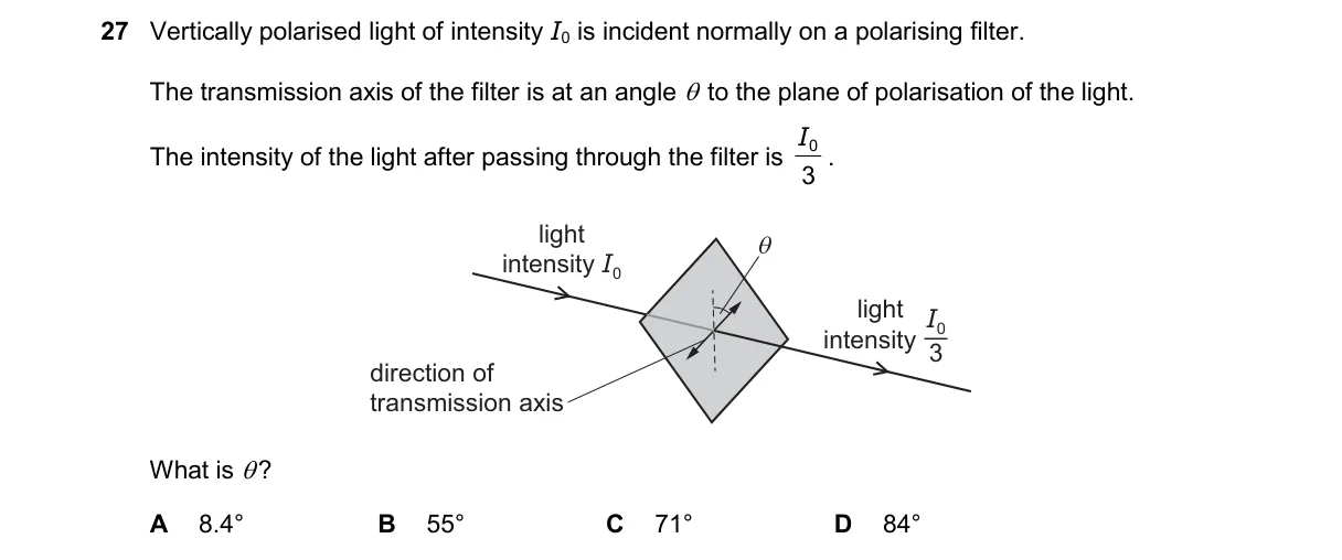 Question 27 from 9702/12/M/J/25