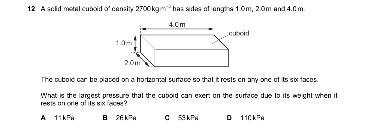 Question 12 from 9702/14/M/J/25