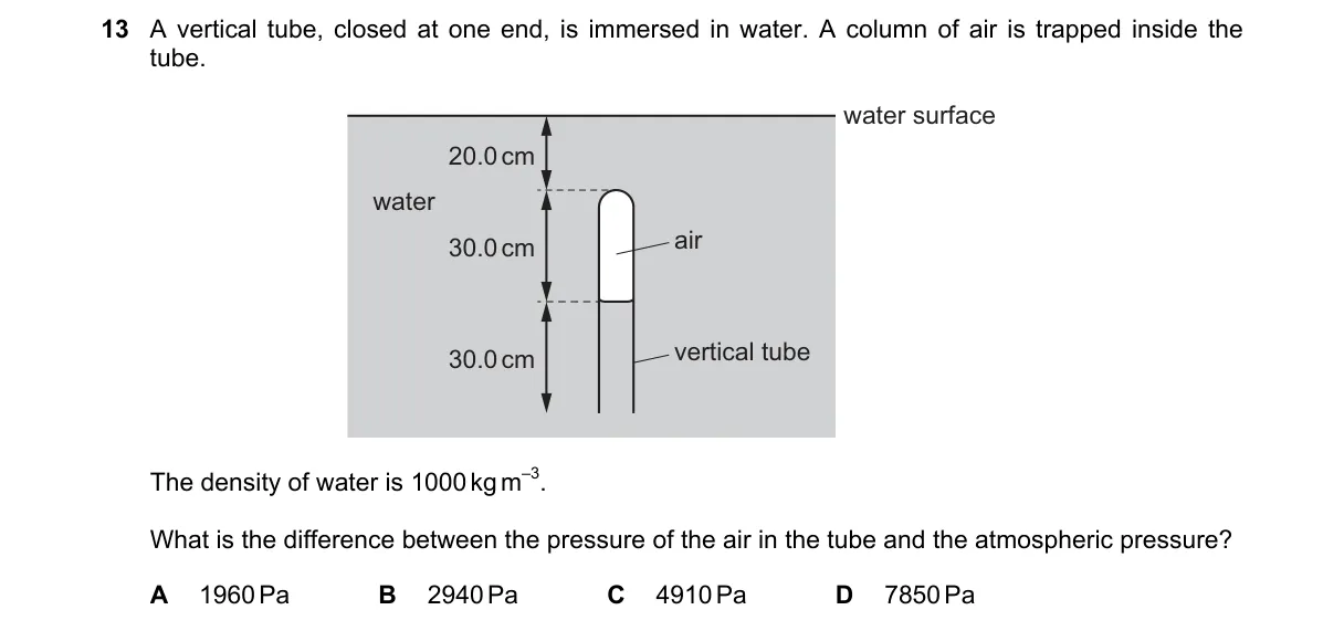 Question 13 from 9702/11/O/N/18