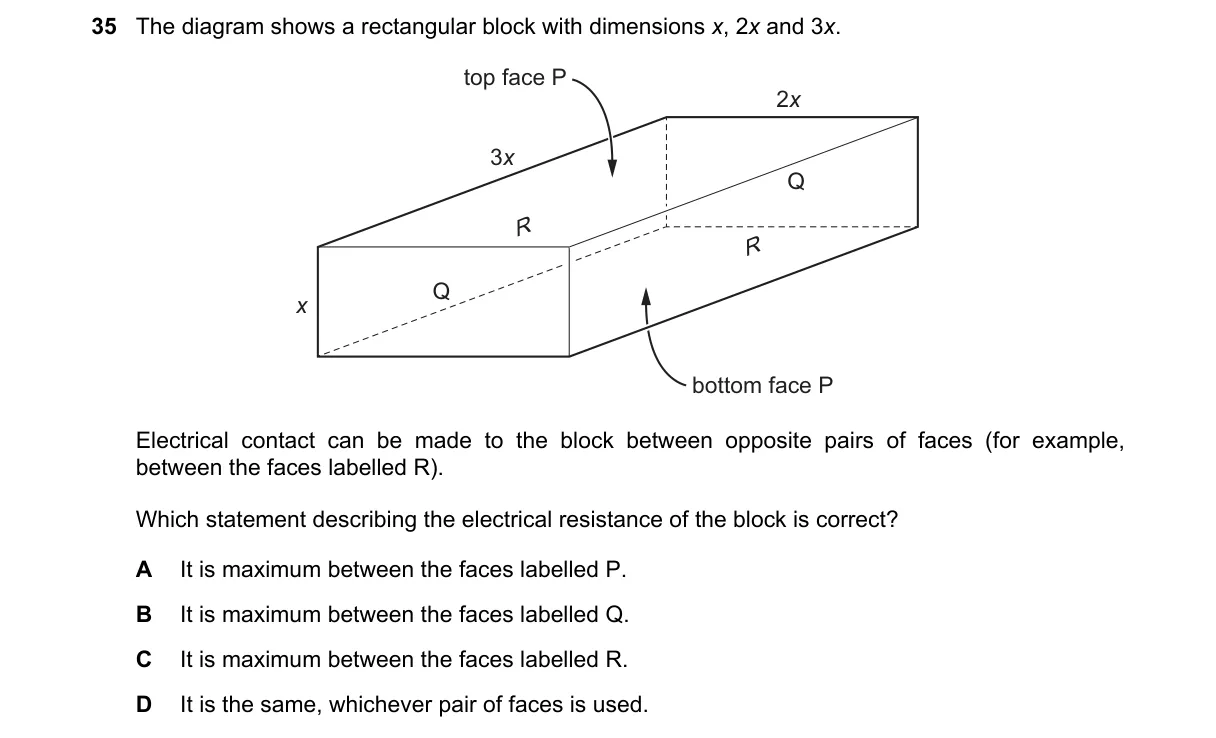 Question 35 from 9702/11/O/N/18