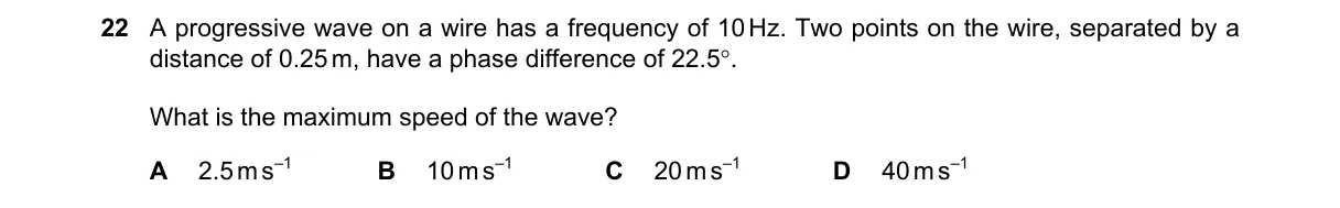 Question 22 from 9702/12/O/N/18