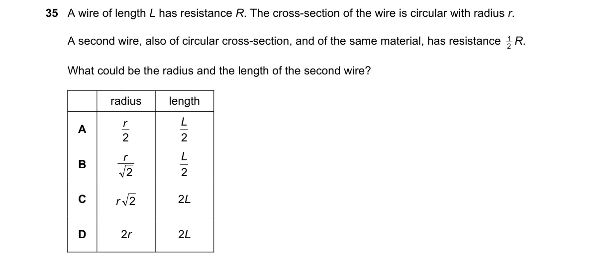 Question 35 from 9702/12/O/N/18
