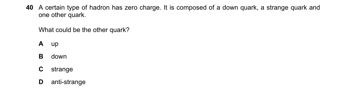 Question 40 from 9702/12/O/N/18