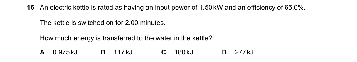 Question 16 from 9702/13/O/N/18