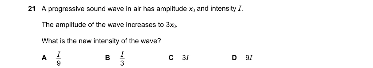 Question 21 from 9702/13/O/N/18