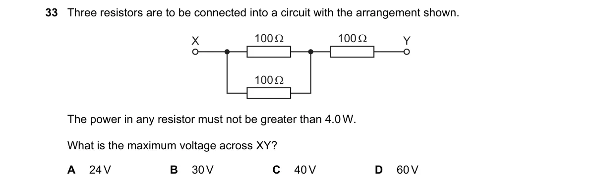 Question 33 from 9702/13/O/N/18