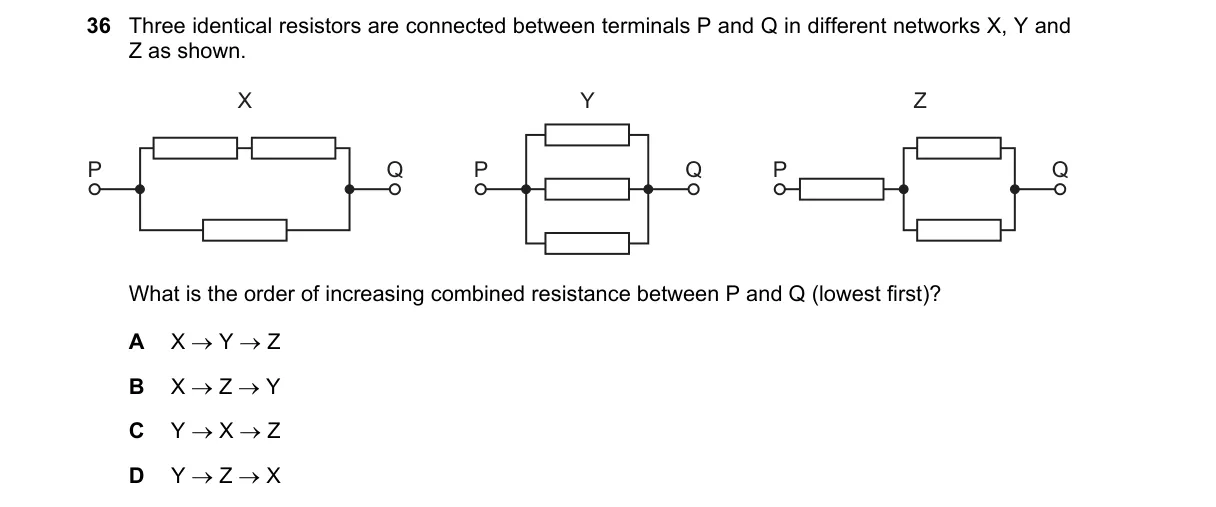 Question 36 from 9702/12/O/N/19