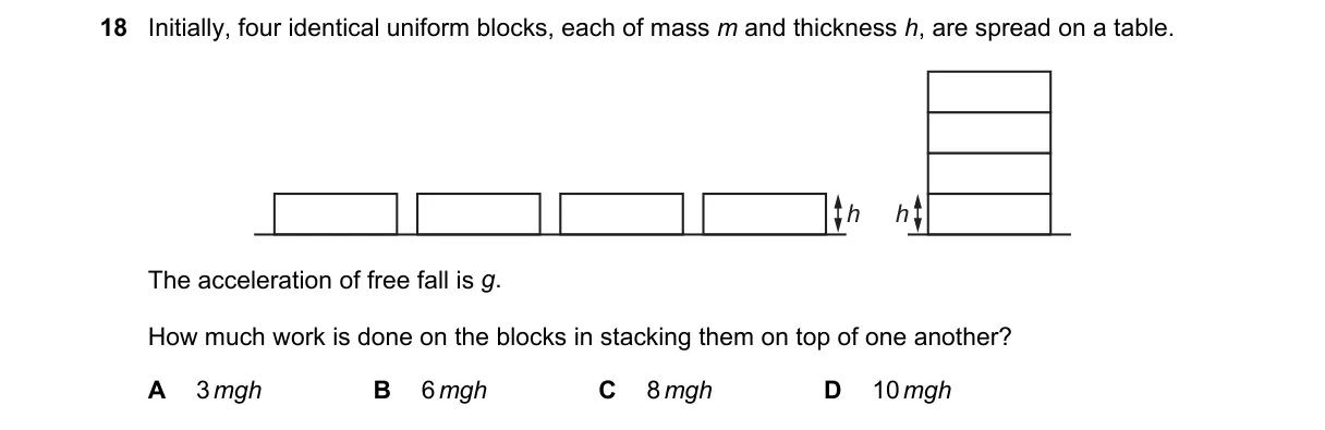Question 18 from 9702/13/O/N/19