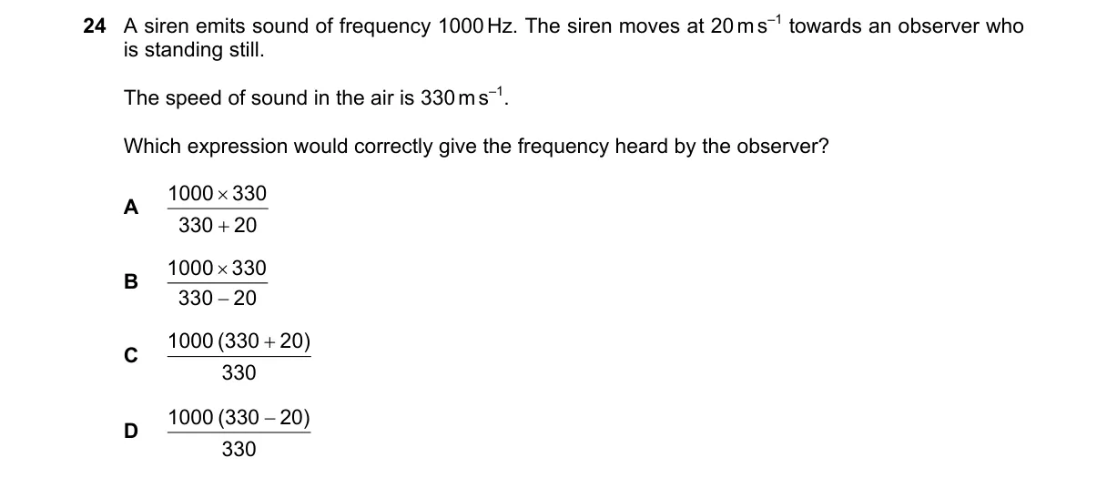 Question 24 from 9702/13/O/N/19