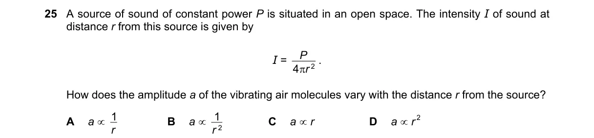 Question 25 from 9702/13/O/N/19