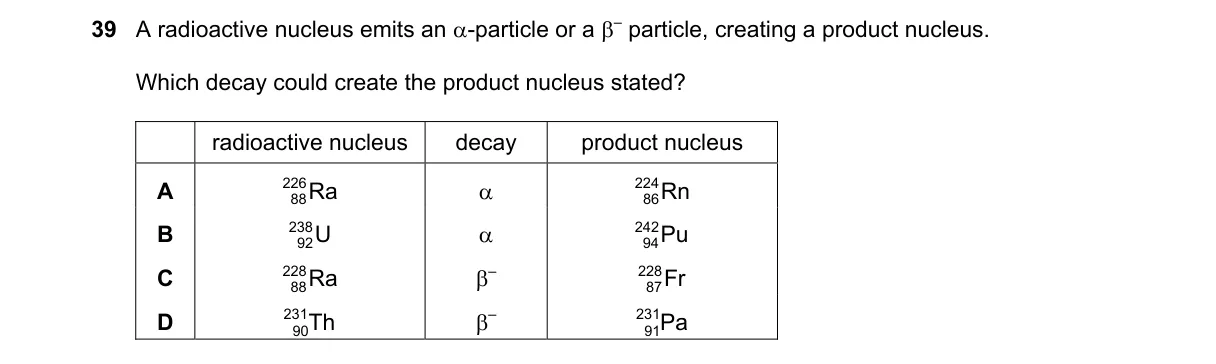 Question 39 from 9702/13/O/N/19