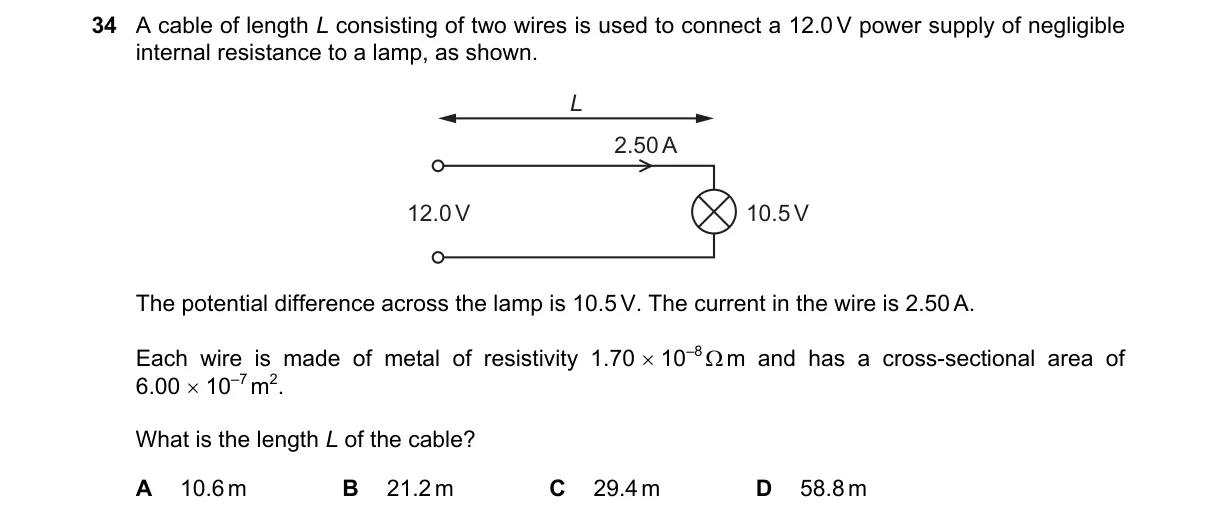 Question 34 from 9702/11/O/N/20