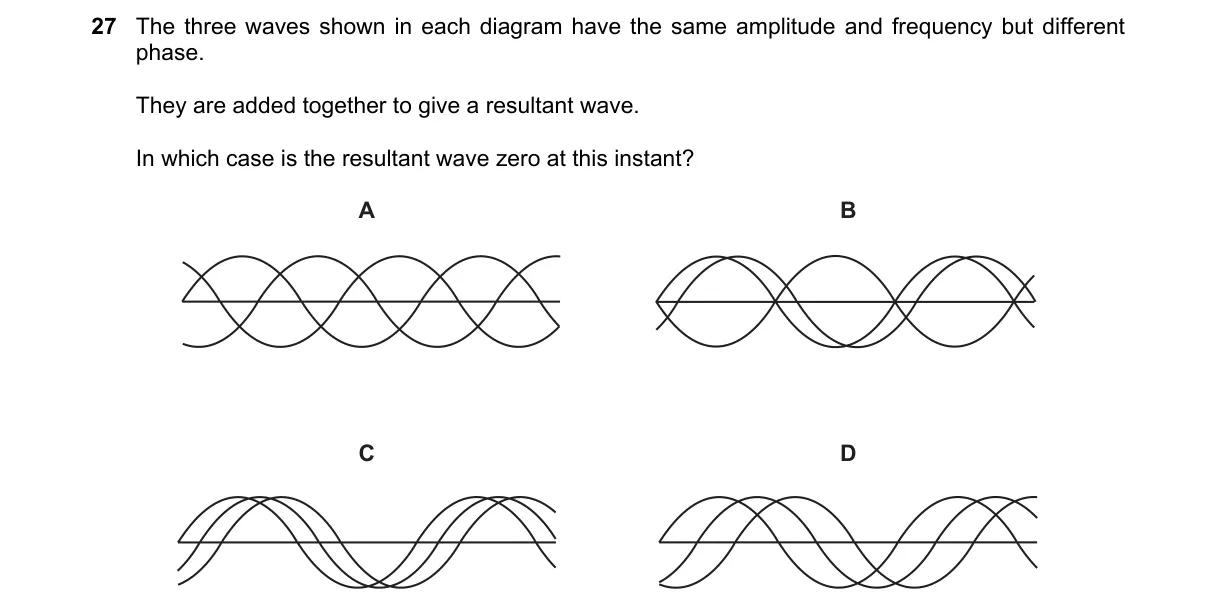 Question 27 from 9702/12/O/N/20