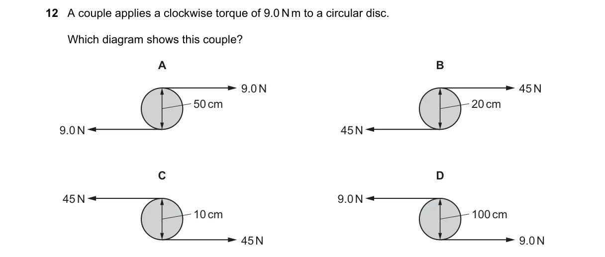 Question 12 from 9702/13/O/N/20