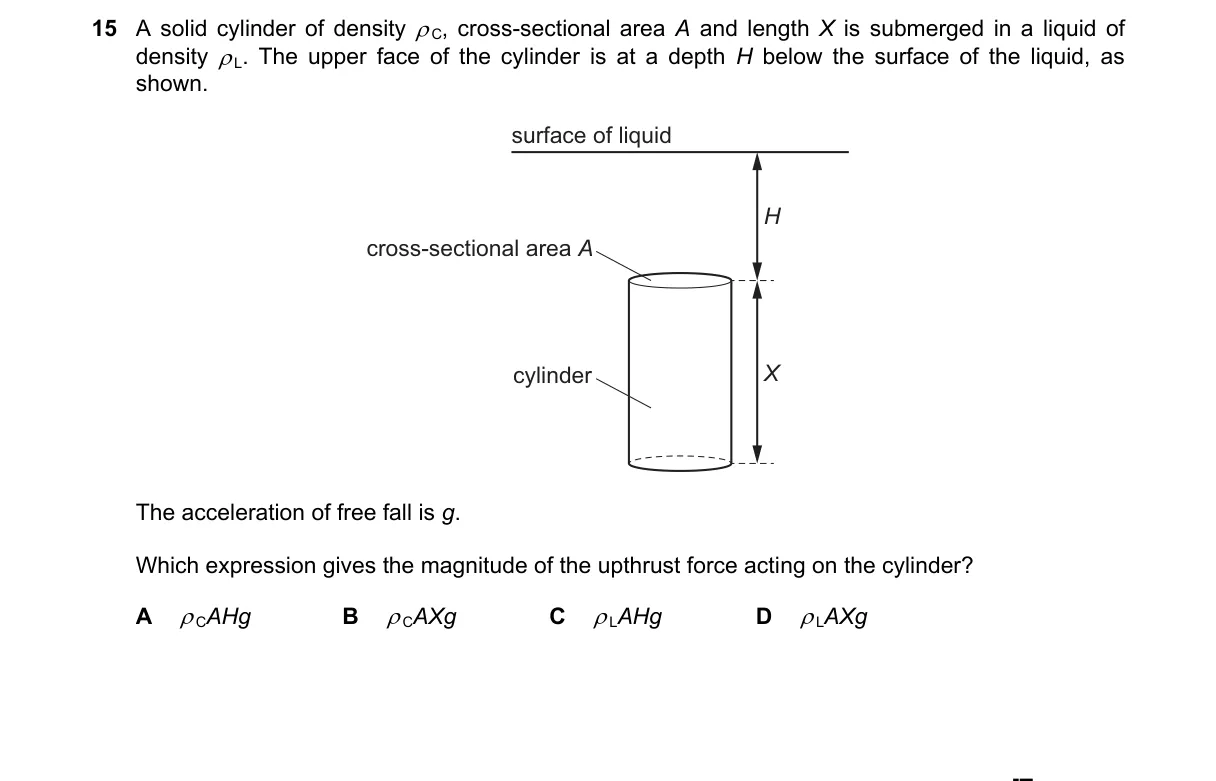 Question 15 from 9702/13/O/N/20