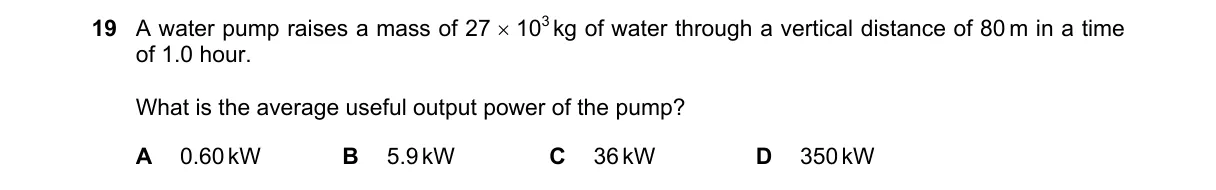 Question 19 from 9702/13/O/N/20