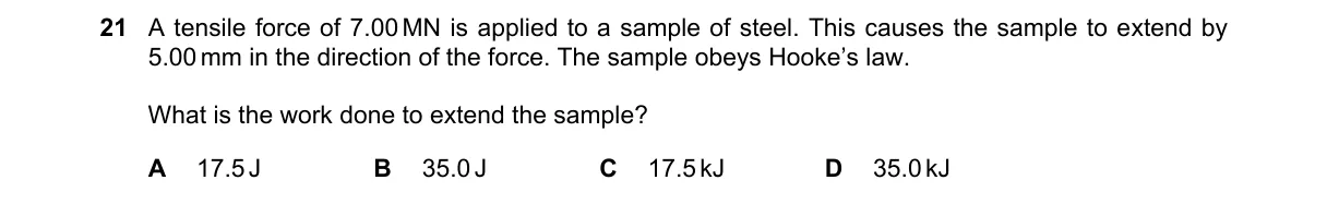 Question 21 from 9702/13/O/N/20