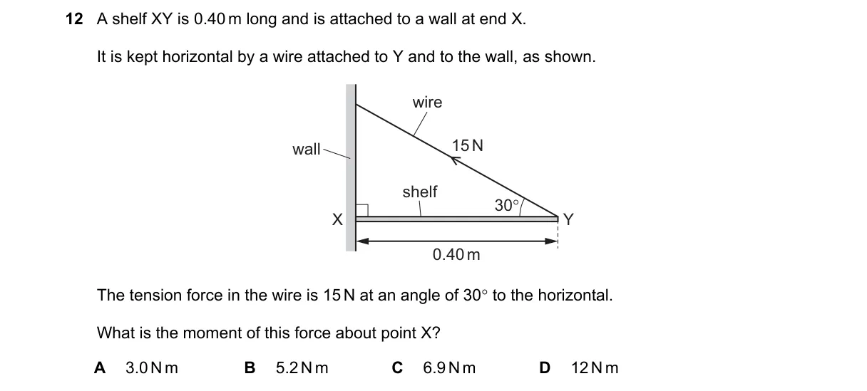 Question 12 from 9702/11/O/N/21