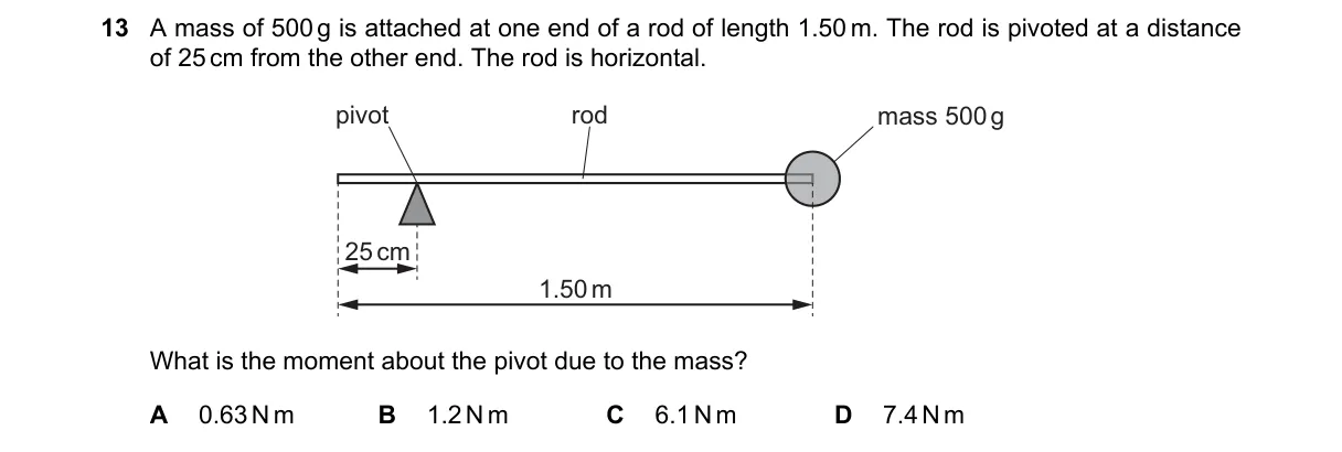 Question 13 from 9702/12/O/N/21