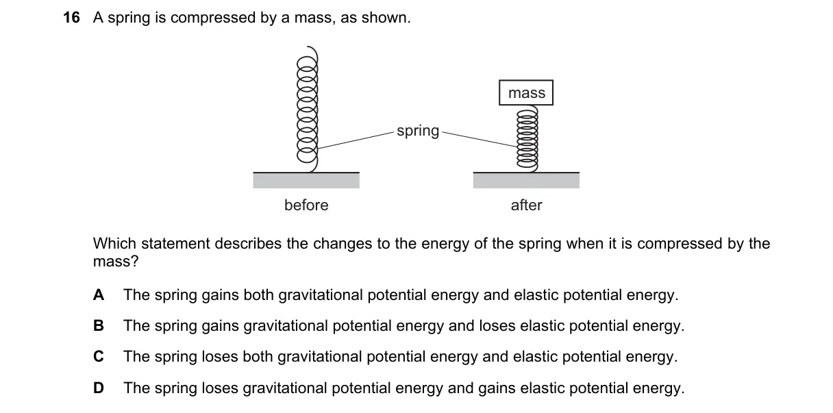 Question 16 from 9702/11/O/N/22