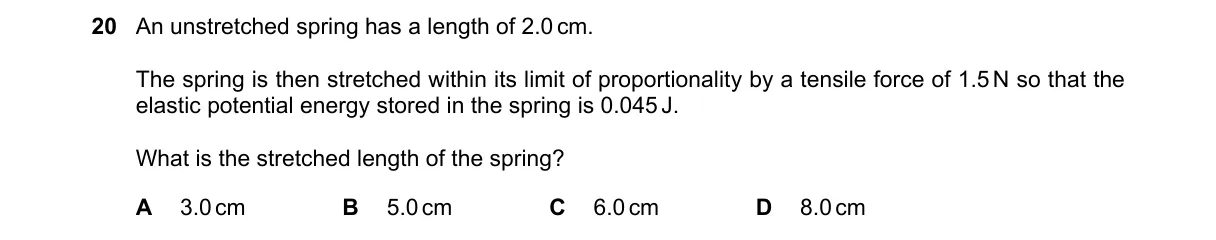 Question 20 from 9702/11/O/N/22