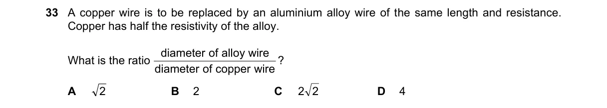 Question 33 from 9702/11/O/N/22