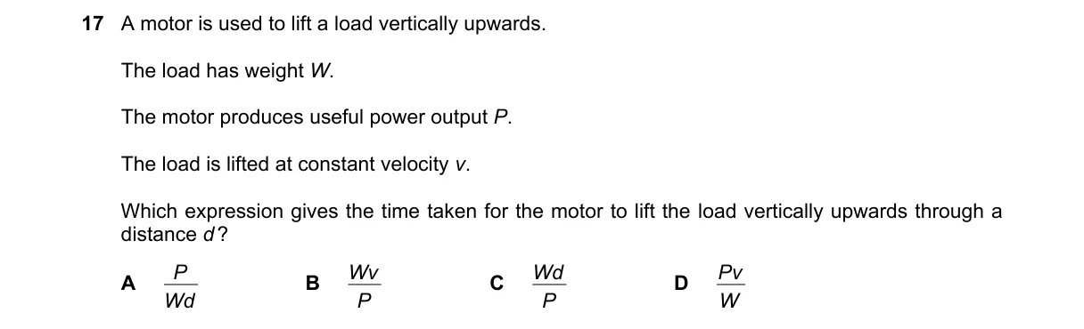 Question 17 from 9702/12/O/N/22
