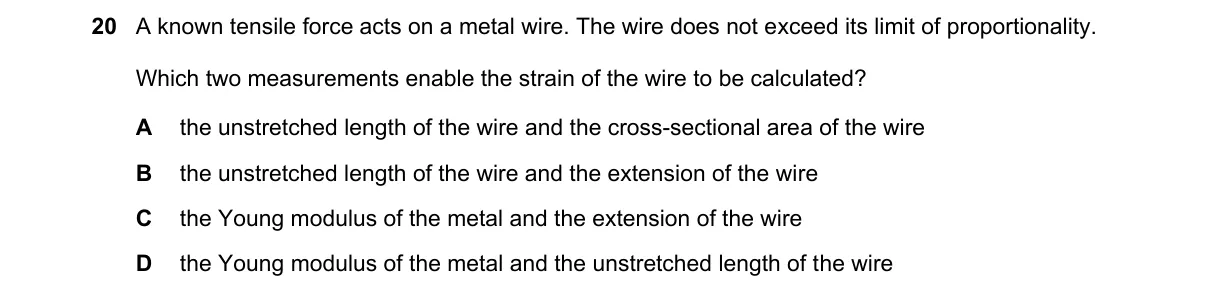 Question 20 from 9702/12/O/N/22