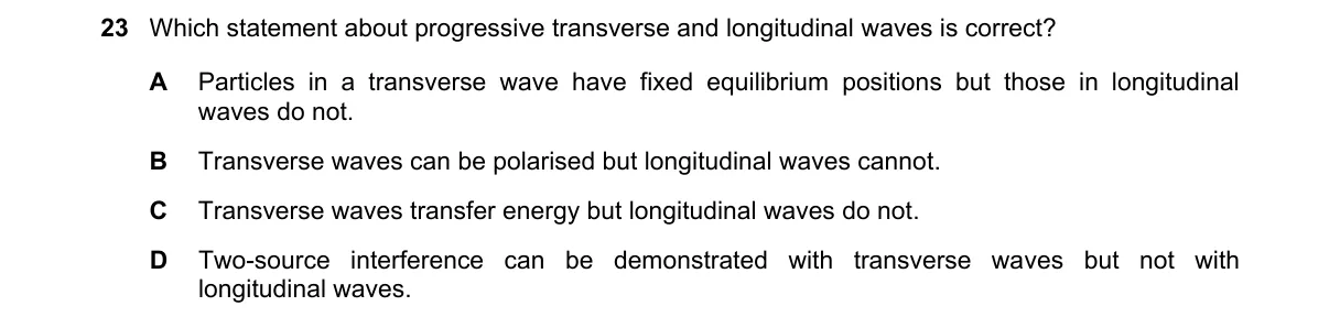 Question 23 from 9702/12/O/N/22