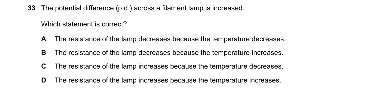 Question 33 from 9702/12/O/N/22