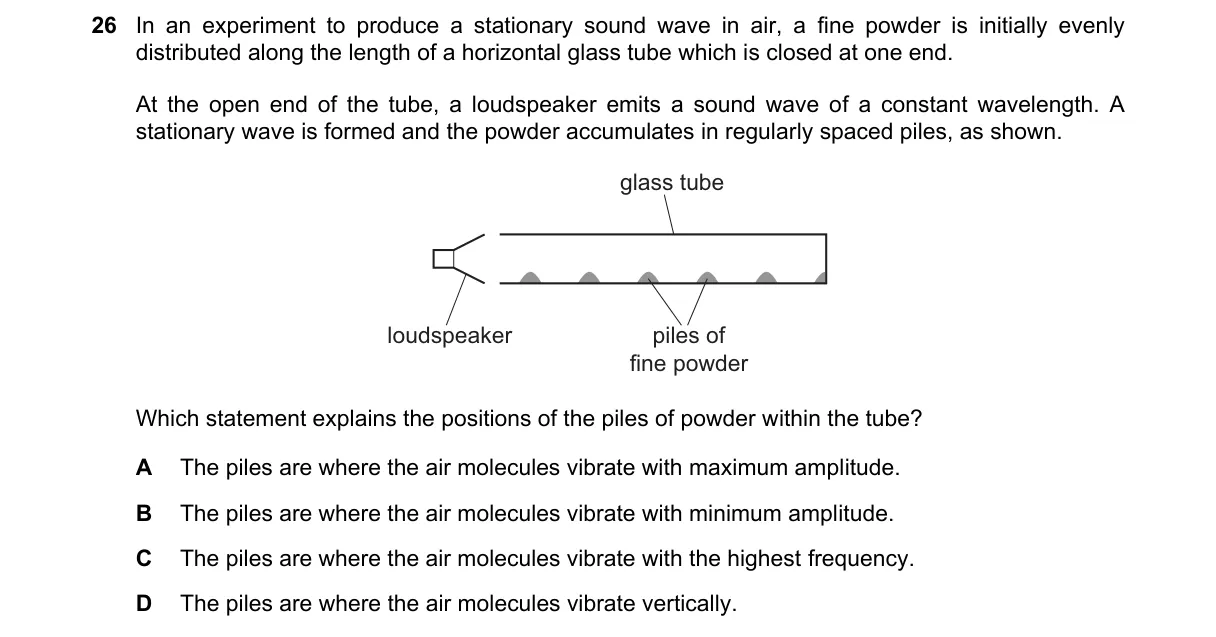 Question 26 from 9702/13/O/N/22