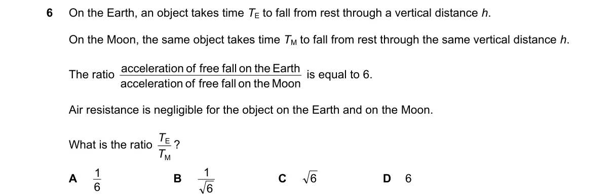 Question 6 from 9702/13/O/N/22