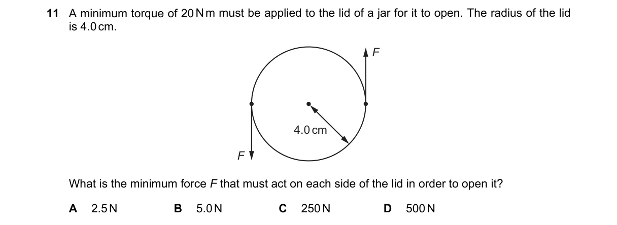 Question 11 from 9702/11/O/N/23