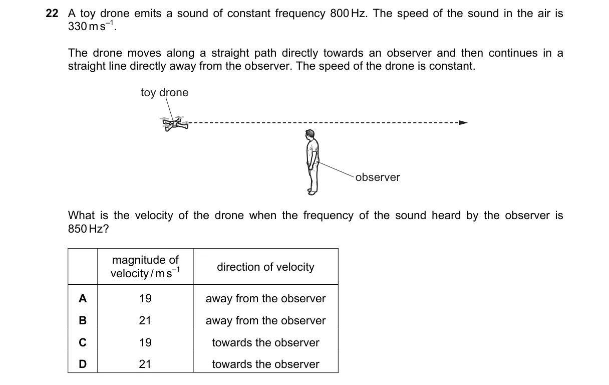 Question 22 from 9702/11/O/N/23