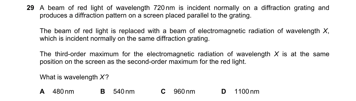 Question 29 from 9702/11/O/N/23
