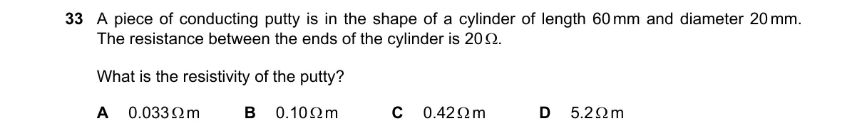 Question 33 from 9702/11/O/N/23