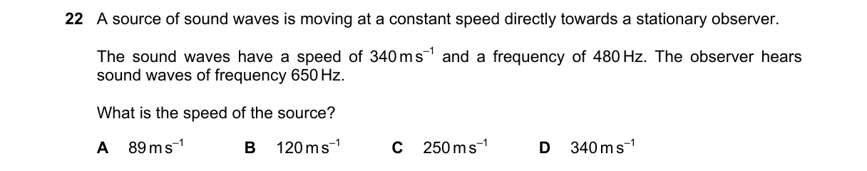Question 22 from 9702/12/O/N/23