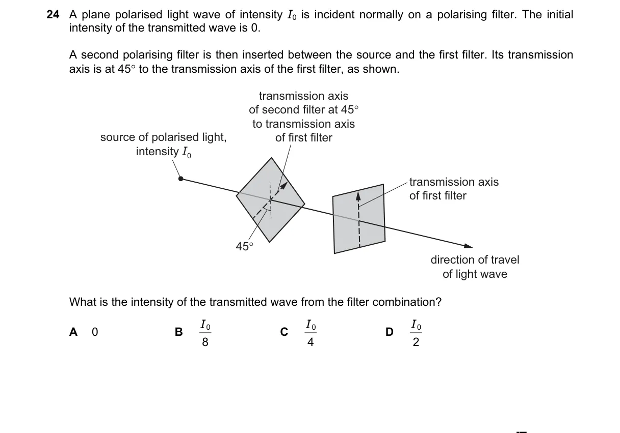 Question 24 from 9702/12/O/N/23