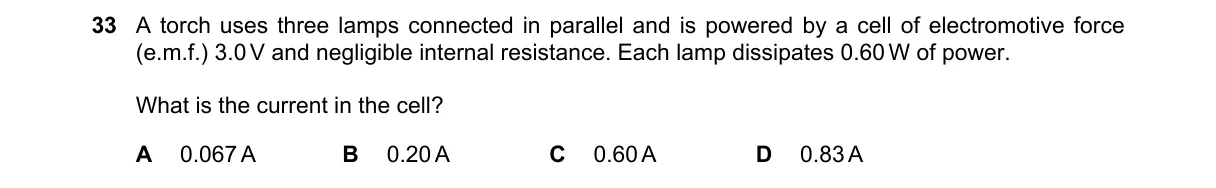 Question 33 from 9702/11/O/N/24