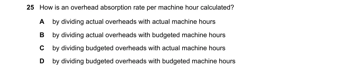 Question 25 from 9706/11/M/J/18