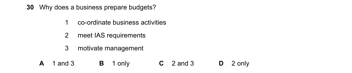Question 30 from 9706/11/M/J/18