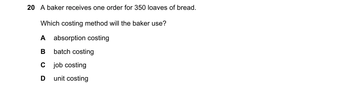 Question 20 from 9706/12/M/J/18