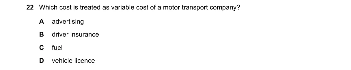 Question 22 from 9706/12/M/J/18