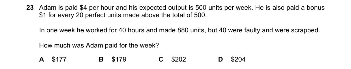 Question 23 from 9706/12/M/J/18