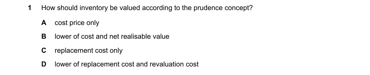 Question 1 from 9706/13/M/J/18