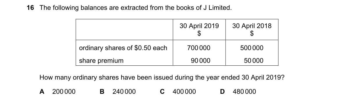 Question 16 from 9706/12/M/J/19